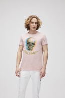 Bad Bear Erkek Skull Blow Tee T-shirt - Pembe