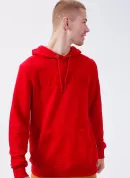 Bad Bear Pucker Kapüşonlu Erkek Sweatshirt - Kırmızı