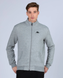 Kappa Logo Zentil Erkek Regular Fit Fermuarlı Eşofman Üst - Gri
