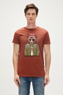 Bad Bear Good Game T-shirt - Kahverengi