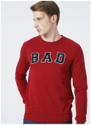 Bad Bear Erkek Bad Convex Crewneck Sweatshırt - Bordo