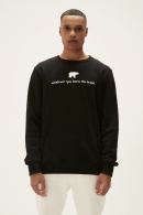 Bad Bear You Know Crewneck Erkek Sweatshirt- Siyah