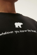 Bad Bear You Know Crewneck Erkek Sweatshirt- Siyah