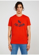 The Crow Logo Tee Tişört - Kırmızı