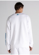 Kappa Logo Navarro Erkek Sweatshırt - Beyaz