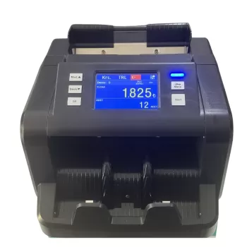 New silver H-P80 Para Sayma Makinası Tek Katlı 6 Ülke