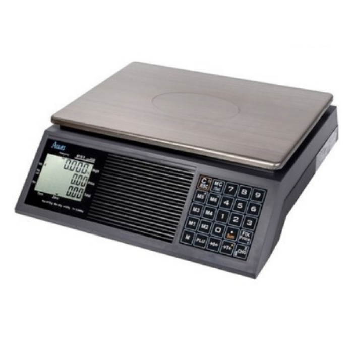 ACLAS PS1CX RS232 6/15kg, 3lines* 8digits display