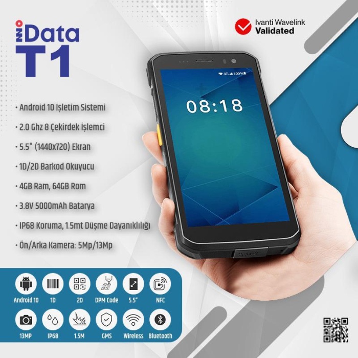 Data T1 Mobile Android El Terminali Gsm Modeli