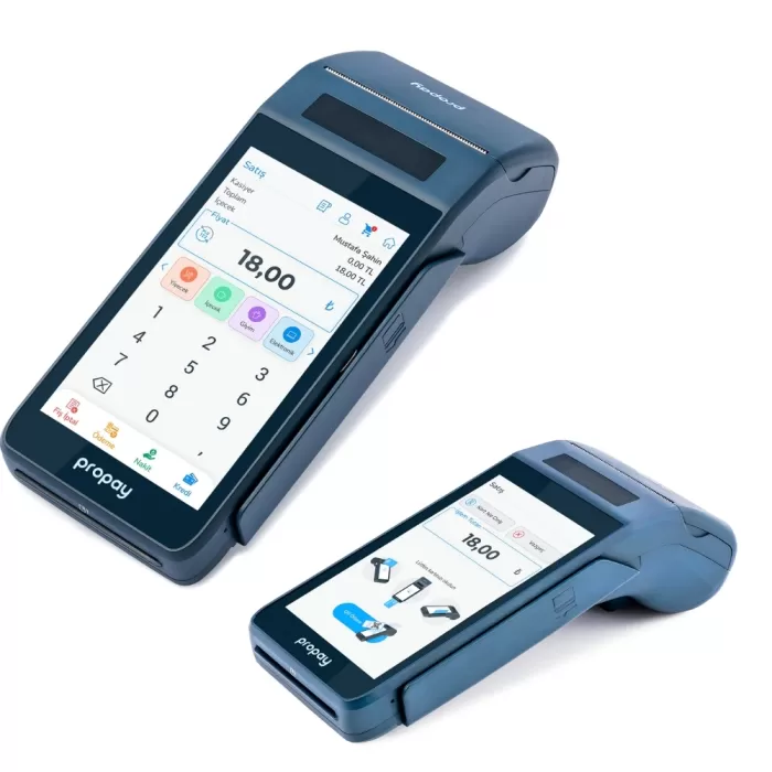 Propay P1000-ECR Android Yazarkasa Pos 20 Adet Rulo Hediye