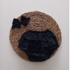 MARS BABY Kız Bebek Siyah Fırfır Şort Etek ve Bandana Takımı