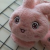 MARS BABY Kız Çocuk Somon Tavşan Peluş Kulaklık