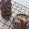 MARS BABY Kız Erkek Çocuk Kahverengi Tavşan Peluş Kulaklık