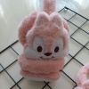 MARS BABY Kız Erkek Çocuk Somon Sincap Peluş Kulaklık
