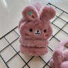 MARS BABY Kız Erkek Çocuk Gülkurusu Tavşan Peluş Kulaklık