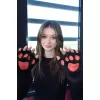 Mars Baby Parmaksız Patili Siyah Peluş Eldiven