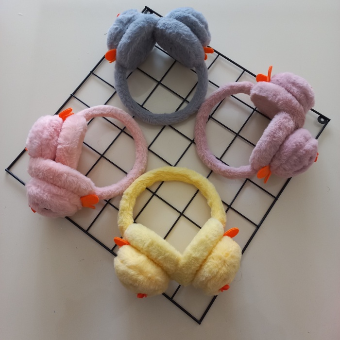 MARS BABY Kız Erkek Çocuk Ördek Peluş Kulaklık