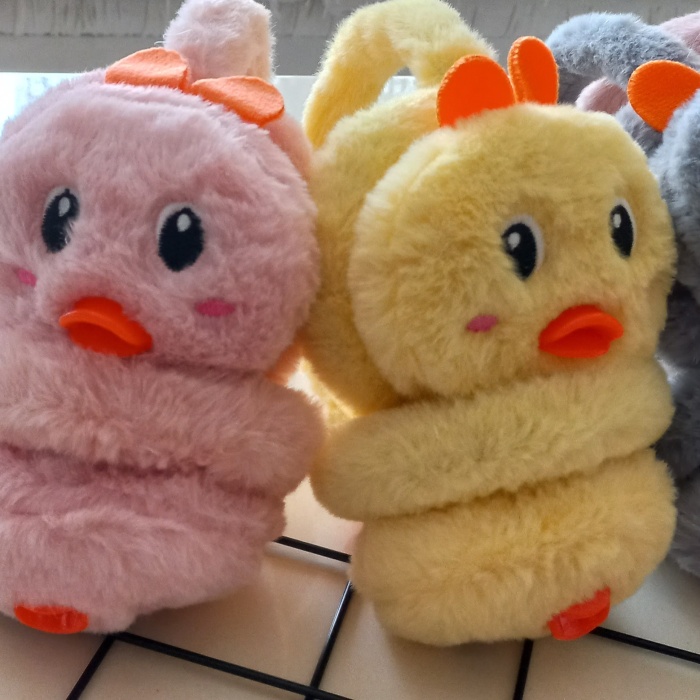 MARS BABY Kız Erkek Çocuk Ördek Peluş Kulaklık