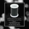 Mayaglory VOGUE Serisi Doğal Mermer Taş Diş Fırçalık Yuvarlak Siyah Renk 3050