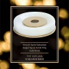 Mayaglory VOGUE Serisi Doğal Mermer Sabunluk Beyaz Gold Renk 9060