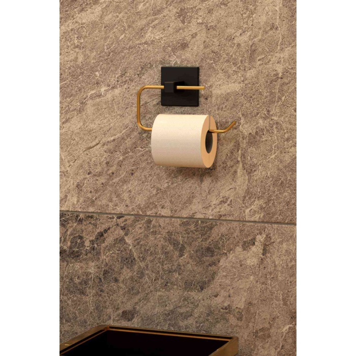 Fine Siyah Gold Yapışkanlı Açık Kağıtlık, Tuvalet Kağıtlığı Yapışkanlı