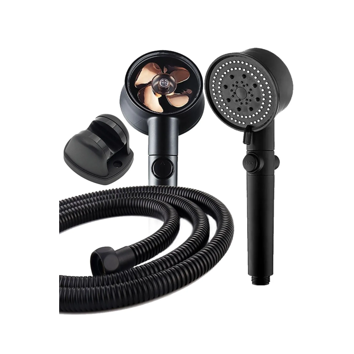 Mayaglory Turbo Fan Örgülü Lüks Duş Seti Shower Set