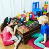 Jaq Jaq Tozsuz Tebeşirli Mini Karalama Matı - Dinozorlu