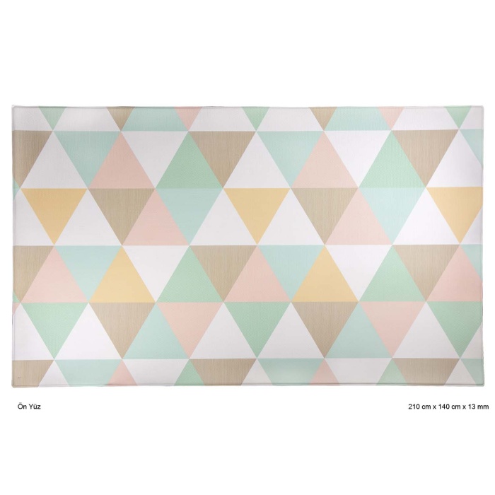 Unigo Comflor Pastel Triangle Oyun Matı 13 mm