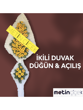 İkili Düğün&Açılış Çelengi (Büyük Boy)