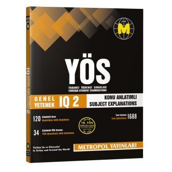 TR-YÖS GENEL YETENEK (IQ)-1 (KONU ANLATIMLI-ÖRNEK ÇÖZÜMLÜ)