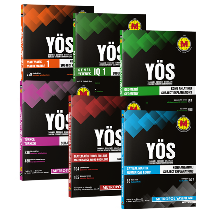 YÖS SET-2 (TÜM DERSLER KONU ANLATIMLI KİTAP SETİ - 1)
