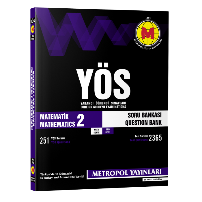 YÖS MATEMATİK-2 SORU BANKASI (ORTA SEVİYE)