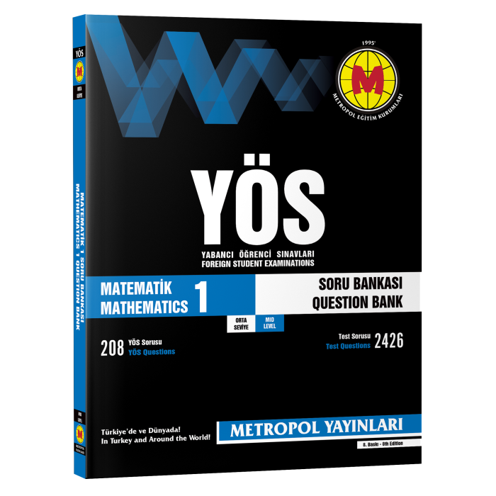YÖS SET-5 (TÜM DERSLER SORU BANKASI KİTAP SETİ - 1)