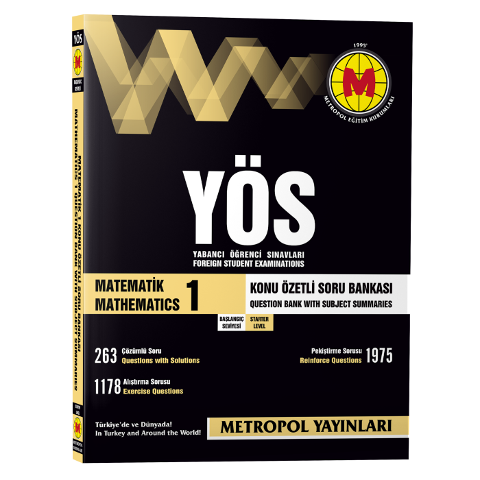 YÖS SET-5 (TÜM DERSLER SORU BANKASI KİTAP SETİ - 1)