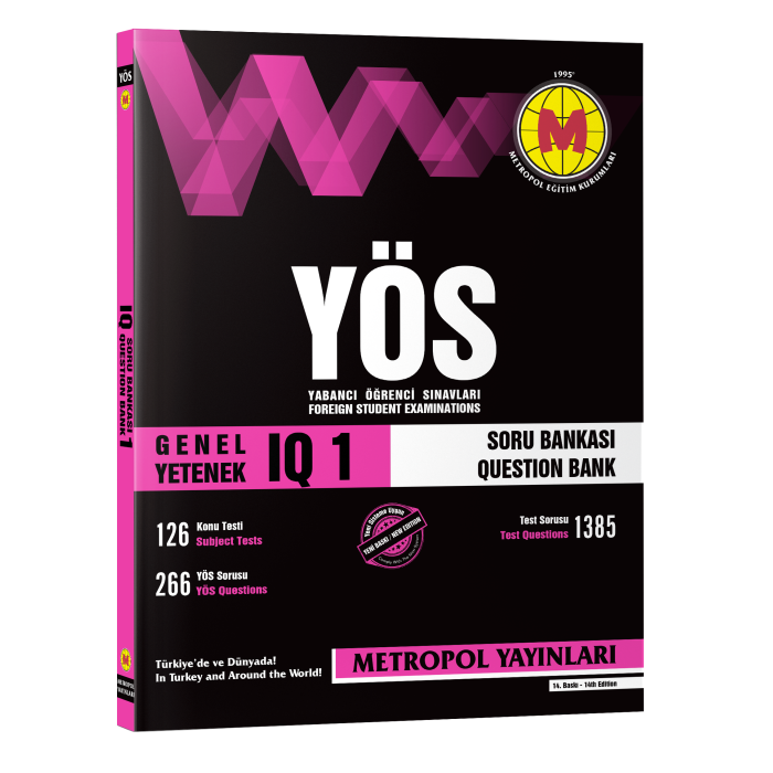 YÖS SET-9 (IQ-GENEL YETENEK FULL PAKET KİTAP SETİ)