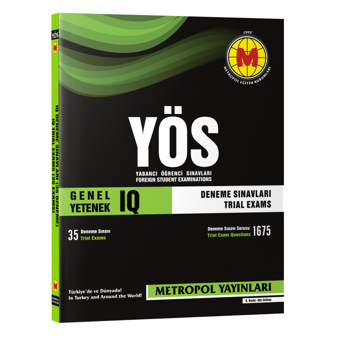 YÖS SET-9 (IQ-GENEL YETENEK FULL PAKET KİTAP SETİ)