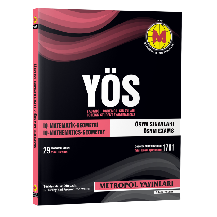 YÖS SET-11 (TÜM DERSLER KONU ANLATIMLI - SORU BANKALI VE DENEME SINAVLI KİTAP SETİ)