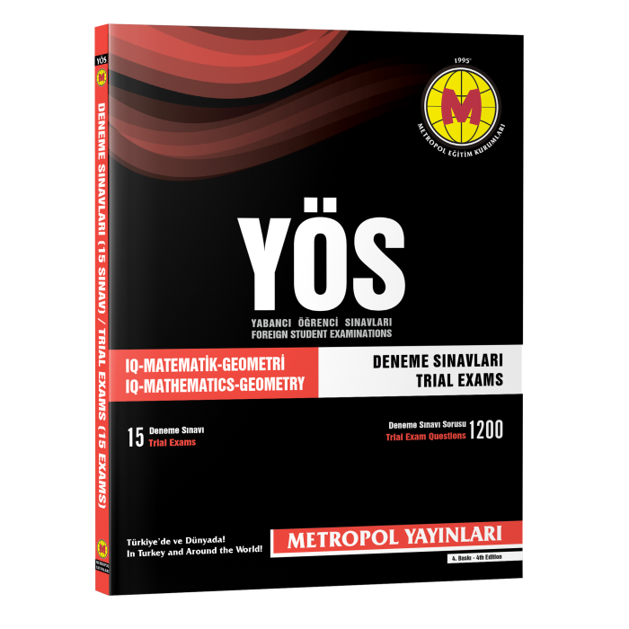 YÖS SET-11 (TÜM DERSLER KONU ANLATIMLI - SORU BANKALI VE DENEME SINAVLI KİTAP SETİ)