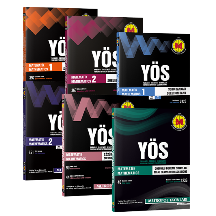 YÖS SET-8 (MATEMATİK FULL PAKET KİTAP SETİ)