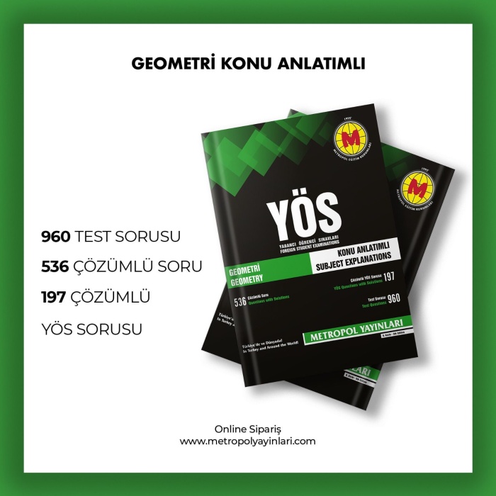 YÖS GEOMETRİ (KONU ANLATIMLI-ÖRNEK ÇÖZÜMLÜ)