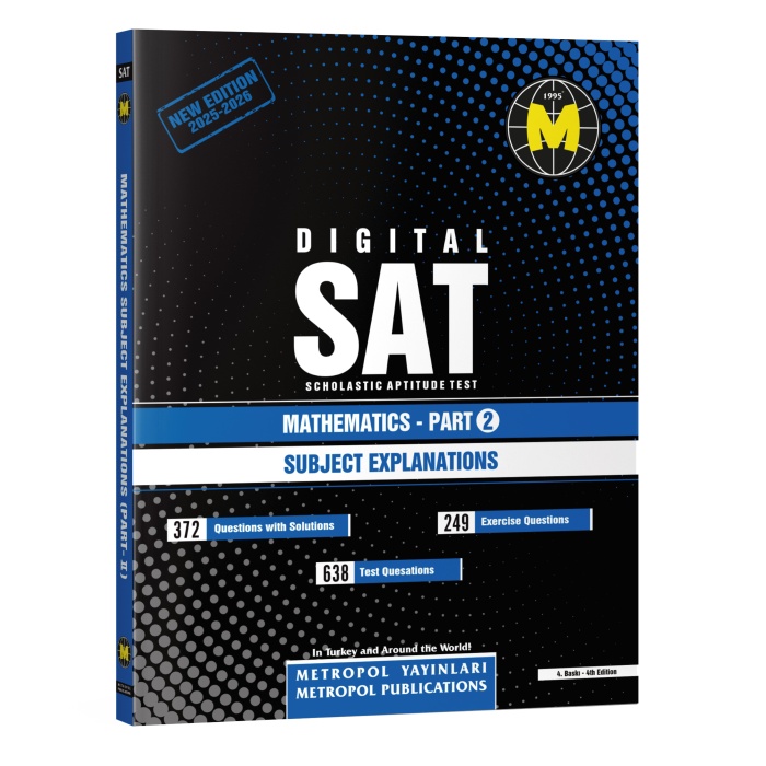 DIGITAL SAT MATHEMATICS - PART 2 (NEW EDITION)(SUBJECT EXPLANATIONS)
