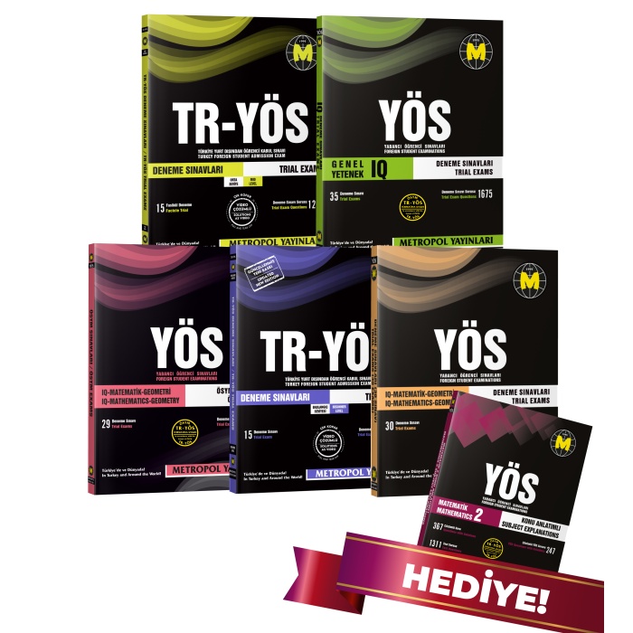 TR-YÖS SET-6 (DENEME SINAVLARI KİTAP SETİ)