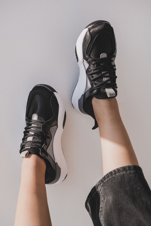 Etnov Kadın Spor Ayakkabı - Siyah