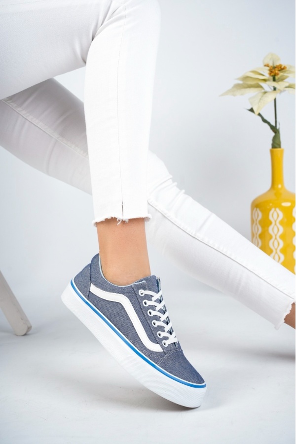 Vany Kot Mavi Kadın Günlük Spor Ayakkabı , Sneaker