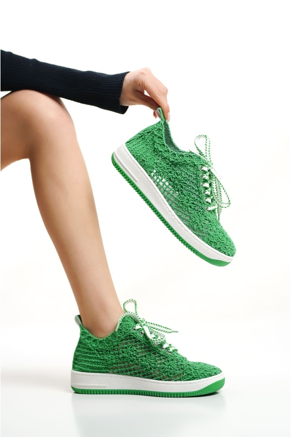 Presto Yeşil Kadın Spor Ayakkabı