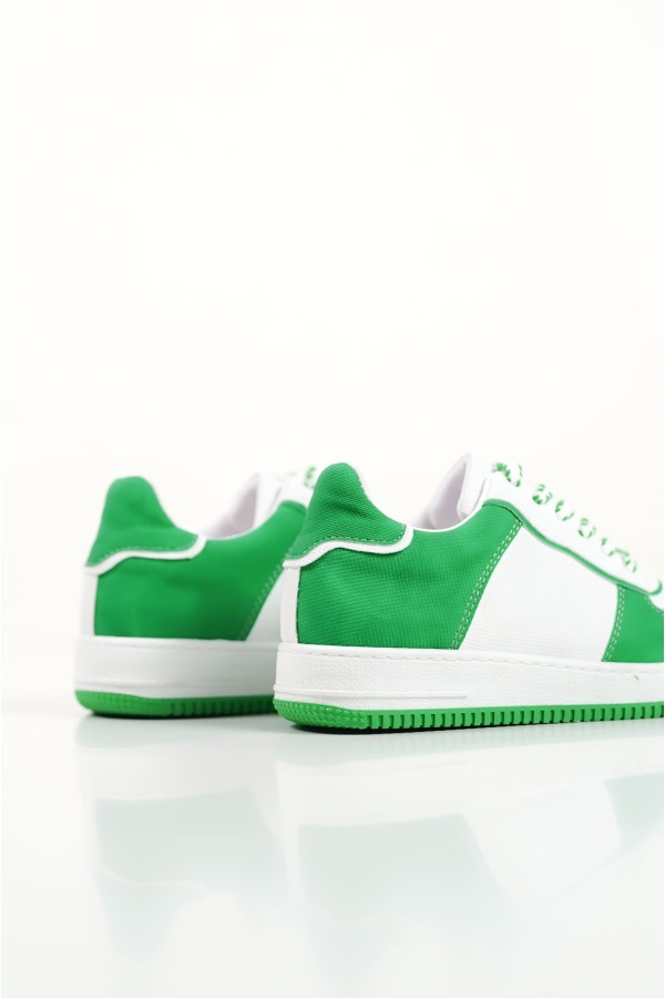 Sung Beyaz Yeşil Kadın Spor Ayakkabı