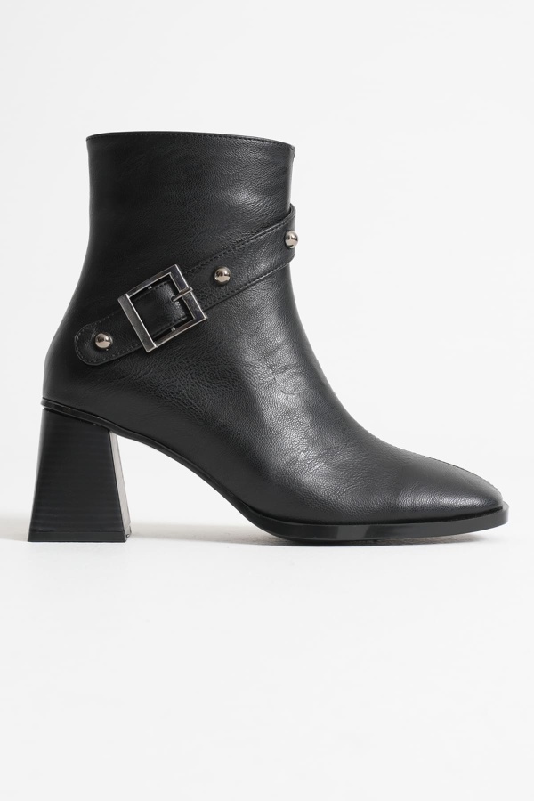 Vera Kadın Siyah Topuklu Bot