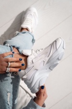 Brendi Kadın Spor Ayakkabı Beyaz Sneaker