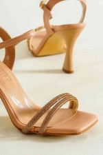 Cate Nude Kadın Tasarım Sandalet