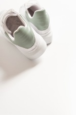 Miça Rahat Taban Beyaz Yeşil Kadın Günlük Spor Ayakkabı
