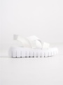 Minga Ortopedik Yüksek Taban Beyaz Kadın Sandalet